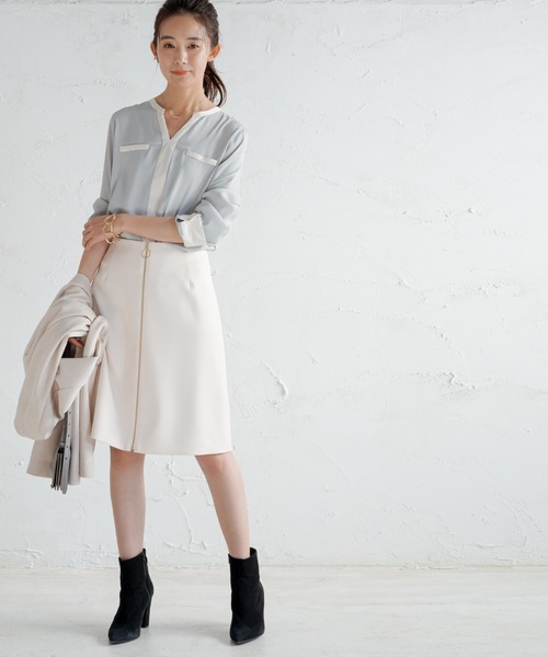 新品　Loungedress スキッパースウェット　ホワイト　ラウンジドレス LOUNGEDRESS（ラウンジドレス）の「スキッパーショート