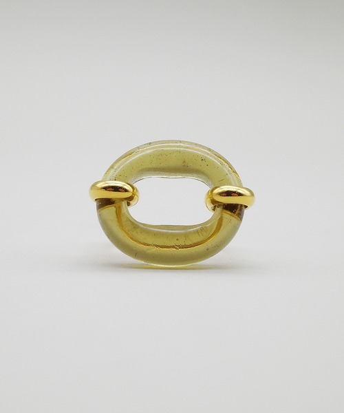 CLED（クレド）の「【CLED / クレッド】IN THE LOOP Ring / リング（リング・レディース・ブラック/ブラウン/カーキ/クリア/コーラルピンク・11/8/9/10.5/8.5）」の8枚目の写真