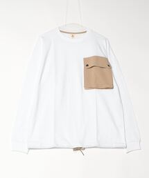 ミリタリーポケットロングスリーブカットソー