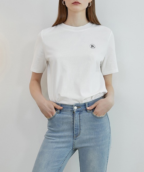 Fano Studios(ファノ ストゥディオズ)の「【Fano Studios】Simple logo print T-shirt FC19S063(Tシャツ/カットソー・レディース・ホワイト・S/M/L)」の6枚目の写真