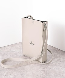 Kappa | Kappa / カッパ 別注 ロゴ シンセティックレザー スクエア ミニ ショルダーバッグ(ショルダーバッグ)