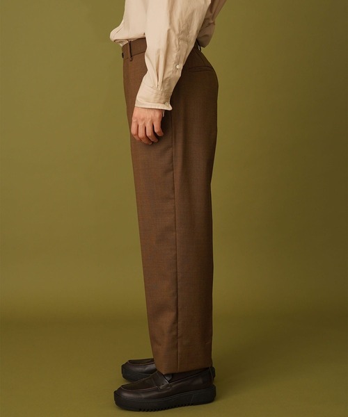 marka（マーカ）の「【marka/MARKAWARE】FLAT FRONT TROUSERS（スラックス・メンズ・ベージュ/カーキ・1/2）」の10枚目の写真