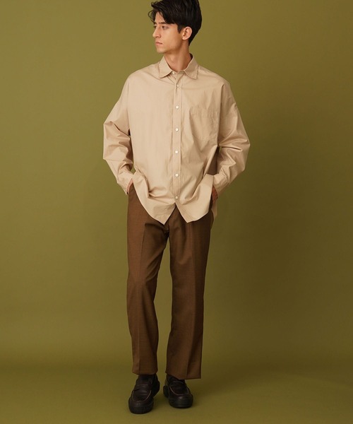 marka/MARKAWARE】FLAT FRONT TROUSERS（スラックス）｜marka