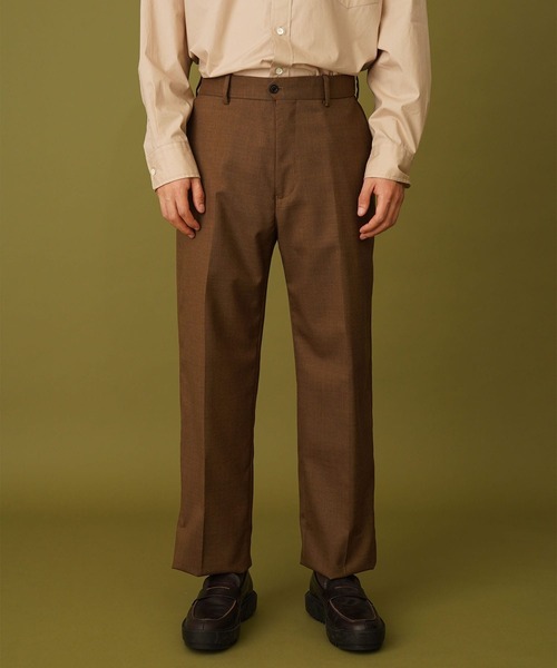 marka/MARKAWARE】FLAT FRONT TROUSERS（スラックス）｜marka