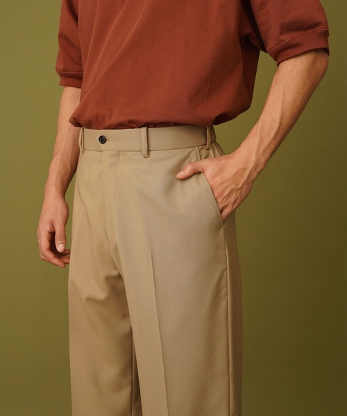 marka（マーカ）の「【marka/MARKAWARE】FLAT FRONT TROUSERS（スラックス・メンズ・ベージュ/カーキ・1/2）」の13枚目の写真