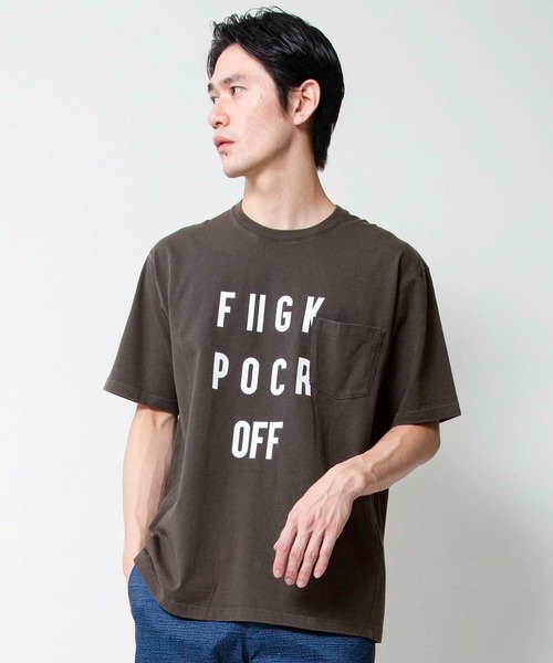 ユーズドプリントポケットtシャツ Off Tシャツ カットソー Johnbull ジョンブル のファッション通販 Zozotown