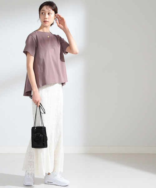 Ray BEAMS（レイビームス）の「Ray BEAMS / レース マーメイド スカート（スカート・レディース・ホワイト/ブラック・0/1）」の8枚目の写真