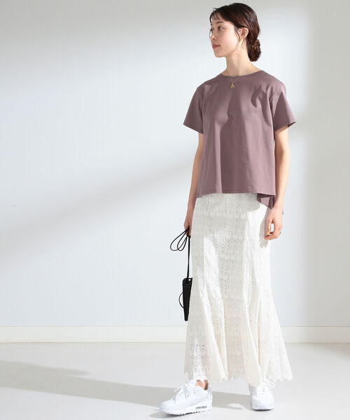 Ray BEAMS（レイビームス）の「Ray BEAMS / レース マーメイド スカート（スカート・レディース・ホワイト/ブラック・0/1）」の9枚目の写真