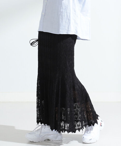 Ray BEAMS（レイビームス）の「Ray BEAMS / レース マーメイド スカート（スカート・レディース・ホワイト/ブラック・0/1）」の15枚目の写真