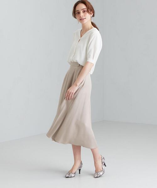 green label relaxing（グリーンレーベルリラクシング）の「[ 手洗い可能 ] CS IC Vネック ショートスリーブ カーディガン（カーディガン/ボレロ・レディース・ピンク/ホワイト/ブラック/ナチュラル/ケリー・FREE）」の17枚目の写真