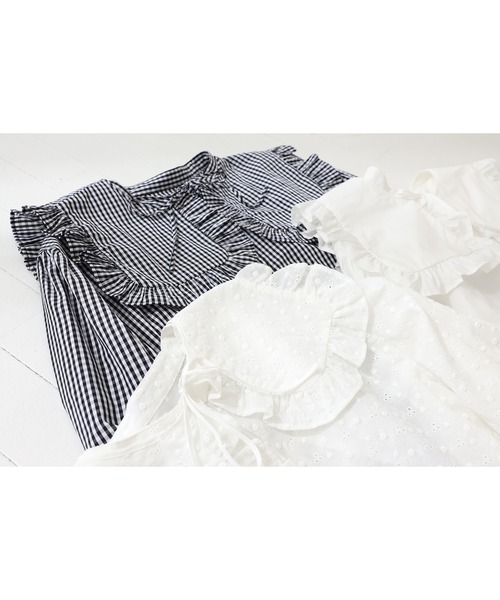 one after another NICE CLAUP（ワンアフターアナザーナイスクラップ）の「ビックカラー付け衿ブラウス（シャツ/ブラウス・レディース・オフホワイト/ホワイト系その他/ブラック系その他・FREE）」の18枚目の写真