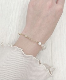 【apres jour×ARIAZ】パールデザインバングル