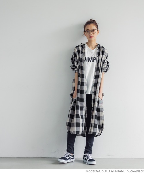 coca（coca）（コカ）の「ブロックチェック柄シャツワンピース