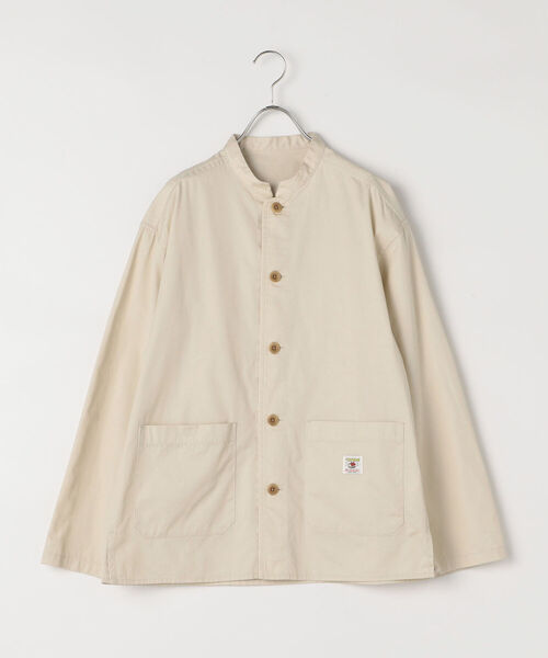 FREDY MAC（フレディーマック）の「【FREDYMAC SUNDAY TOOLS WEAR】バンドカラーシャツ／スタンドカラーカバーオール（シャツ/ブラウス・メンズ・ブラウン/オリーブ/オレンジ/ブルー/キナリ・M/L）」の2枚目の写真