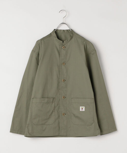 FREDY MAC（フレディーマック）の「【FREDYMAC SUNDAY TOOLS WEAR】バンドカラーシャツ／スタンドカラーカバーオール（シャツ/ブラウス・メンズ・ブラウン/オリーブ/オレンジ/ブルー/キナリ・M/L）」の6枚目の写真