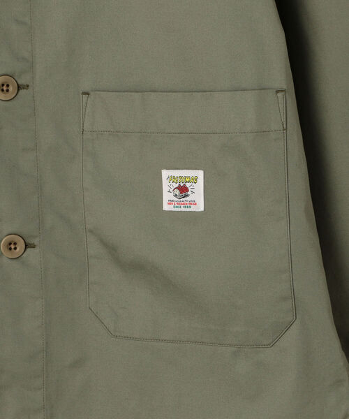 FREDY MAC（フレディーマック）の「【FREDYMAC SUNDAY TOOLS WEAR】バンドカラーシャツ／スタンドカラーカバーオール（シャツ/ブラウス・メンズ・ブラウン/オリーブ/オレンジ/ブルー/キナリ・M/L）」の13枚目の写真