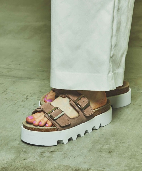 maisonspecialメゾンスペシャル厚底サンダル MAISON SPECIAL サンダル Stretch Cut Off Sandals/ストレッチ
