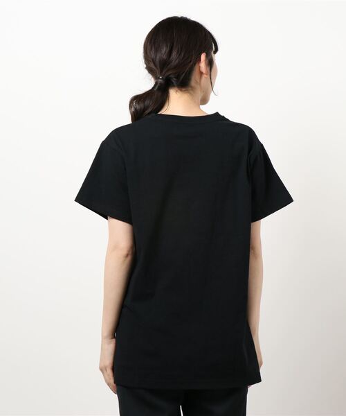 RAG MACHINE（ラグマシーン）の「【RAG MACHINE】スリットビッグシルエットTシャツ（Tシャツ/カットソー・レディース・ブラック/ライトグレー/ホワイト・S/M/L）」の5枚目の写真