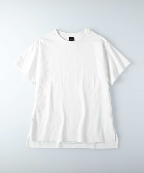 RAG MACHINE（ラグマシーン）の「【RAG MACHINE】スリットビッグシルエットTシャツ（Tシャツ/カットソー・レディース・ブラック/ライトグレー/ホワイト・S/M/L）」の9枚目の写真