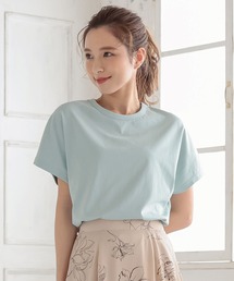 コットン100%シンプル半袖Tシャツ