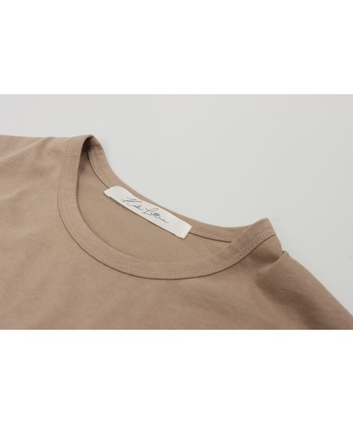 コットン100％シンプル半袖Tシャツ