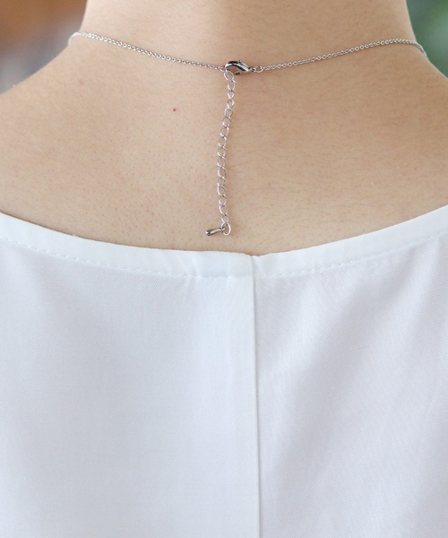 ElegChic(エレグシック)の「ウエストリボン ギャザートップス(シャツ/ブラウス・レディース・ホワイト/ブラック・M)」の21枚目の写真