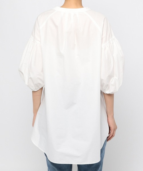 GLOBAL WORK（グローバルワーク）の「コットン付け襟ブラウス/939890（シャツ/ブラウス・レディース・ホワイト/ブラック/ベージュ・FREE）」の17枚目の写真