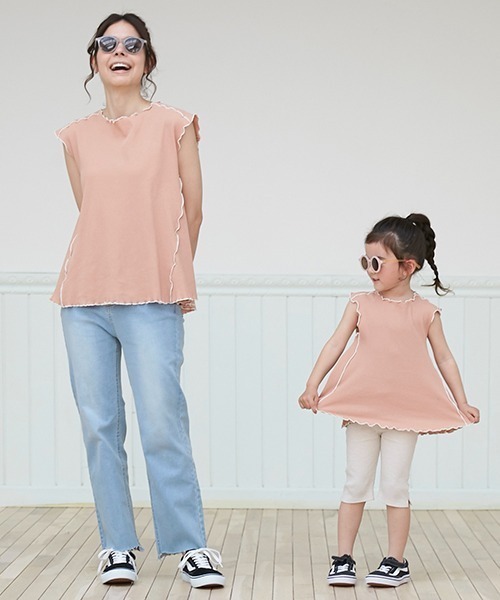 petit main LIEN(プティマインリアン)の「メロートップス(Tシャツ/カットソー・レディース・レモンイエロー/ピンク・FREE)」の7枚目の写真
