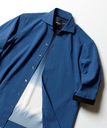 MEN'S BIGI | 接触冷感 七分袖カッタウェイシャツ(シャツ/ブラウス)