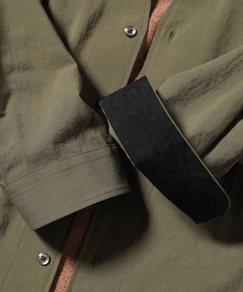 MEN'S BIGI（メンズビギ）の「接触冷感 七分袖カッタウェイシャツ（シャツ/ブラウス・メンズ・ライトベージュ/カーキ/ブルー系その他・1/2/3/4）」の16枚目の写真