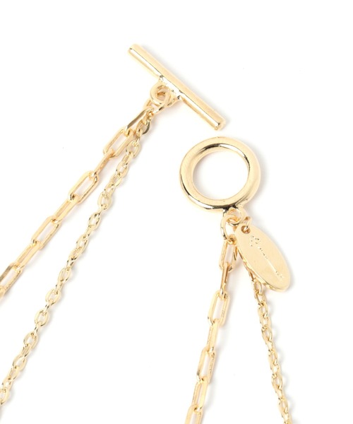 A part by（アパートバイ）の「チェーン2レンネックレス　941890（ネックレス・レディース・シルバー/ゴールド・FREE）」の7枚目の写真