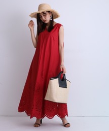 JUSGLITTY ジャスグリッティー　ワンピース ロング　リネン混　Aライン JU7763EW17156_2_l.jpg