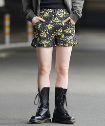 X-girl | FLORAL LEOPARD ALOHA RUFFLE SHORT PANTS(その他パンツ)
