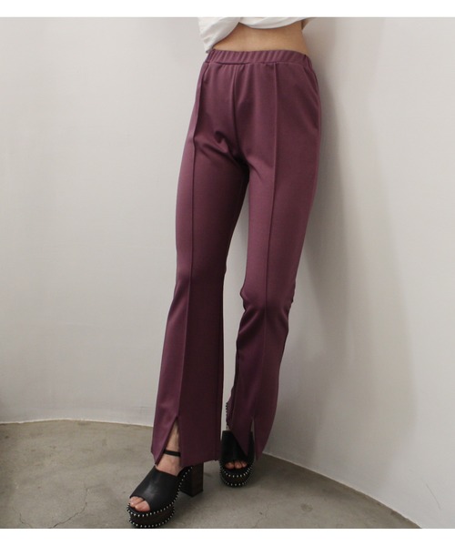 one way(ワンウェイ)の「【oneway Jeans】センターベンツパンツ(その他パンツ・レディース・ベージュ/ブラック/ライトピンク/パープル・FREE)」の4枚目の写真