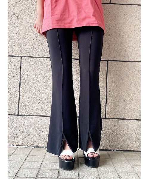 one way(ワンウェイ)の「【oneway Jeans】センターベンツパンツ(その他パンツ・レディース・ベージュ/ブラック/ライトピンク/パープル・FREE)」の8枚目の写真