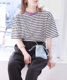 reca | ボーダービッグ半袖カットソー(Tシャツ/カットソー)