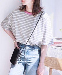 reca | ボーダービッグ半袖カットソー(Tシャツ/カットソー)