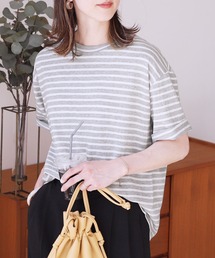 reca | ビッグシルエットボーダー半袖カットソー(Tシャツ/カットソー)