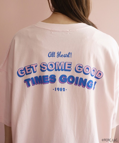 one after another NICE CLAUP（ワンアフターアナザーナイスクラップ）の「ケアベアTM/アソートプリントTee（Tシャツ/カットソー・レディース・ピンク/オフホワイト/サックスブルー・FREE）」の10枚目の写真