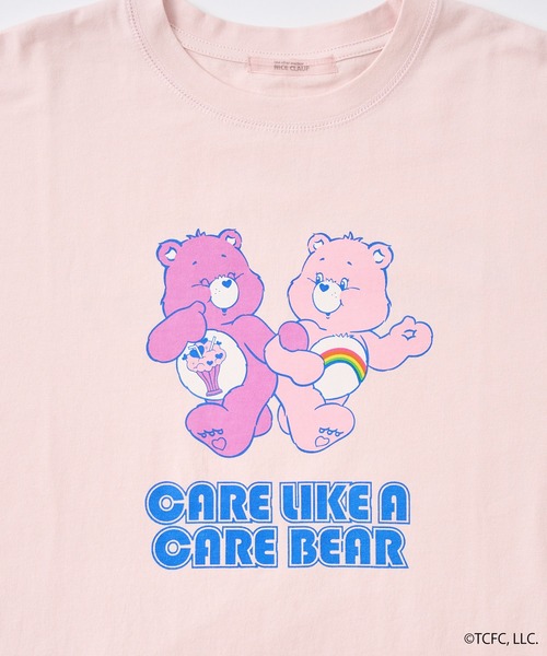 one after another NICE CLAUP（ワンアフターアナザーナイスクラップ）の「ケアベアTM/アソートプリントTee（Tシャツ/カットソー・レディース・ピンク/オフホワイト/サックスブルー・FREE）」の18枚目の写真