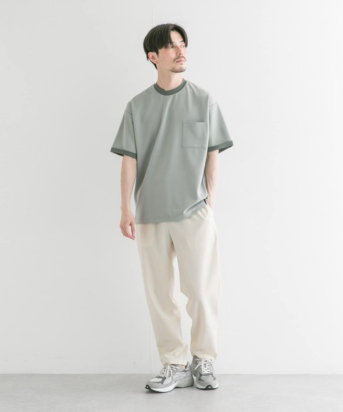 URBAN RESEARCH（アーバンリサーチ）の「クールアムンゼンクルーネック Tシャツ（Tシャツ/カットソー・メンズ・ミント/ブラウン系その他/ブルー系その他・MEDIUM/LARGE）」の4枚目の写真