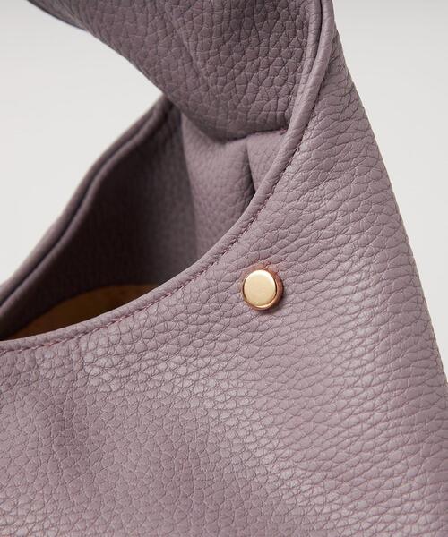 closet story（クローゼットストーリー）の「＜closet story（クローゼットストーリー）＞ センターステッチ ワンハンドル 2WAY バッグ（ショルダーバッグ・レディース・ダークグレー/ライラック・FREE）」の10枚目の写真