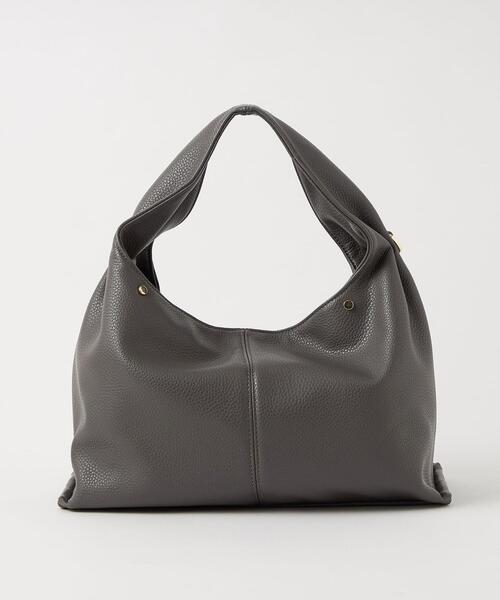 closet story（クローゼットストーリー）の「＜closet story（クローゼットストーリー）＞ センターステッチ ワンハンドル 2WAY バッグ（ショルダーバッグ・レディース・ダークグレー/ライラック・FREE）」の7枚目の写真