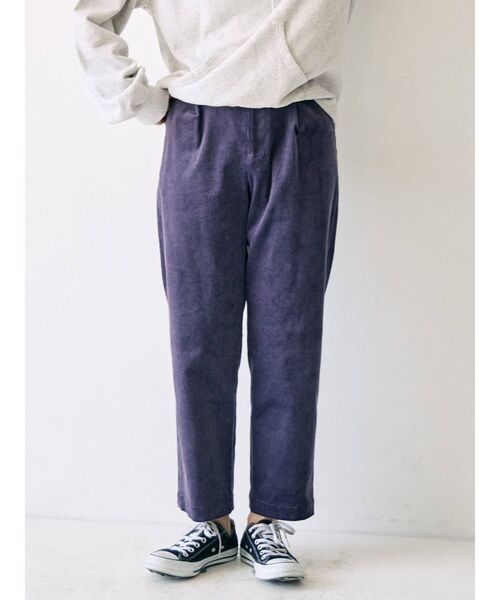 Ungrid（アングリッド）の「コーデュロイタックパンツ（その他パンツ・レディース・グリーン/パープル/キャメル・FREE）」の3枚目の写真