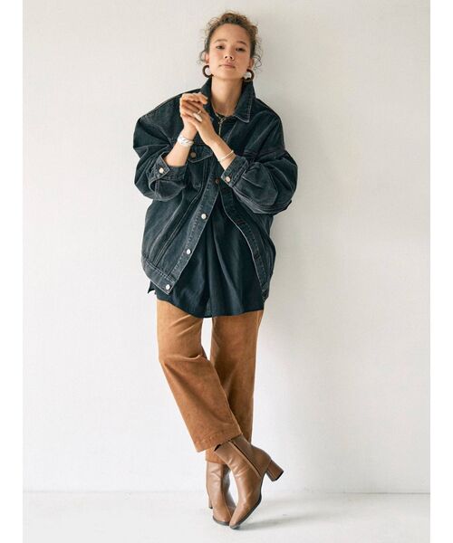 Ungrid（アングリッド）の「コーデュロイタックパンツ（その他パンツ・レディース・グリーン/パープル/キャメル・FREE）」の20枚目の写真