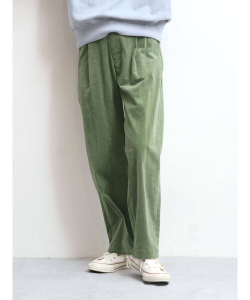 Ungrid（アングリッド）の「コーデュロイタックパンツ（その他パンツ・レディース・グリーン/パープル/キャメル・FREE）」の10枚目の写真