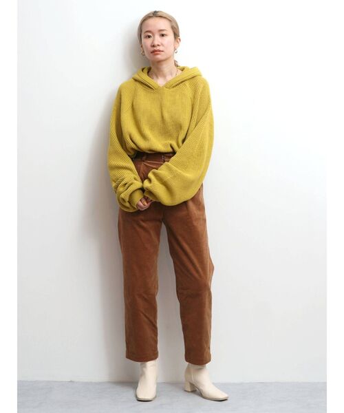 Ungrid（アングリッド）の「コーデュロイタックパンツ（その他パンツ・レディース・グリーン/パープル/キャメル・FREE）」の13枚目の写真