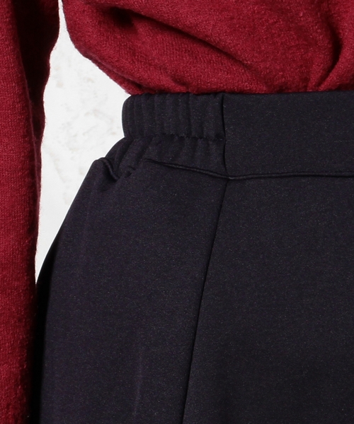 green label relaxing（グリーンレーベルリラクシング）の「GC ウラキモウ ワイド スカート ◆（スカート・レディース・ブラック/ネイビー・フリー）」の8枚目の写真