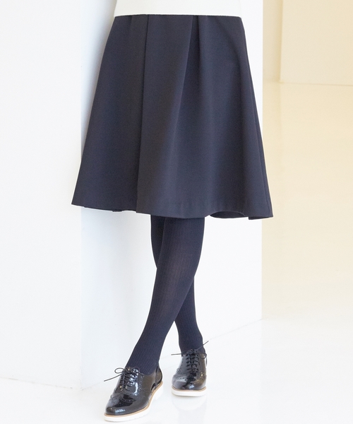 green label relaxing（グリーンレーベルリラクシング）の「GC ウラキモウ ワイド スカート ◆（スカート・レディース・ブラック/ネイビー・フリー）」の11枚目の写真