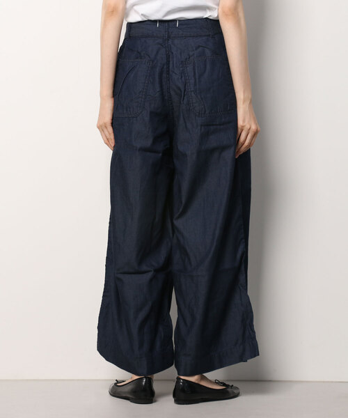 URVIN（アービン）の「ワイドワークパンツ（その他パンツ・レディース・インディゴブルー・1/0/2/00）」の5枚目の写真